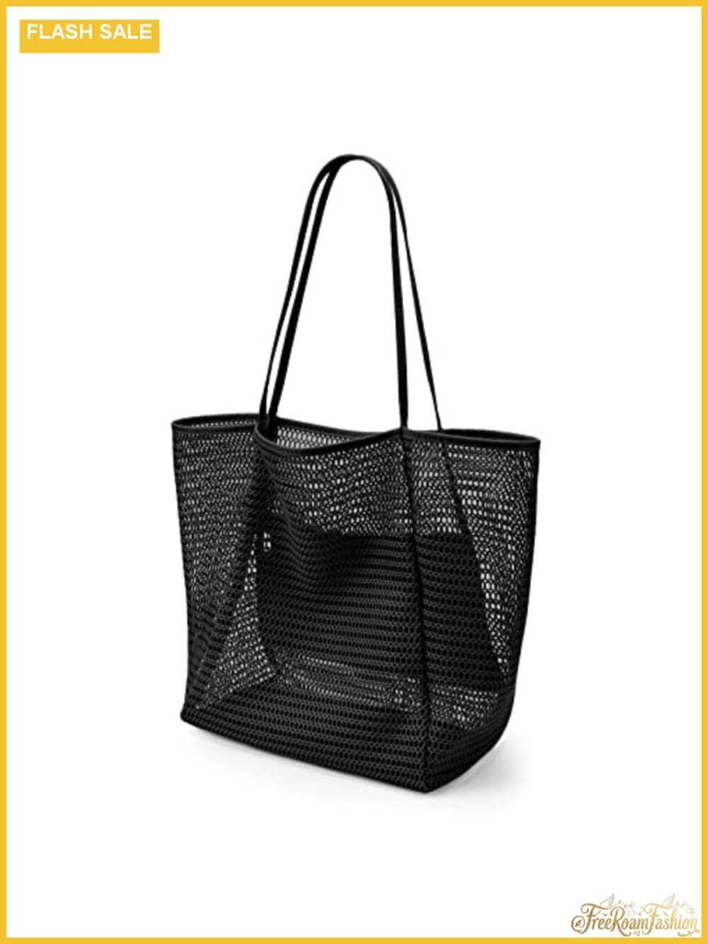 Mesh Tote Bag Foldable Hobo Bag Women